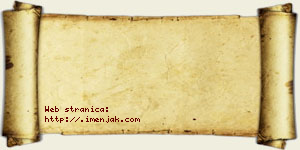 Luna Jeremić vizit kartica